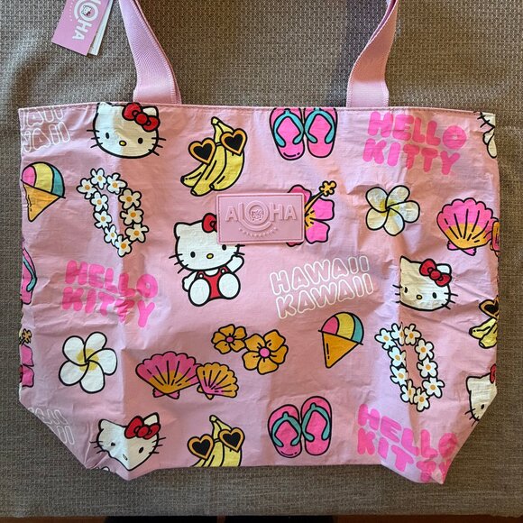 ALOHA COLLECTION x HELLO KITTY Day Tripper Tote Hawaii Exclusive - BRAND NEW - Picture 1 of 1
